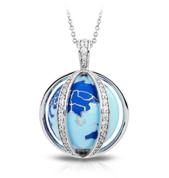 Sterling Silver My World Pendant