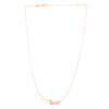 14K Rose Gold Love Necklace