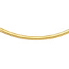 14K Yellow Gold 6mm Classic Omega Necklace