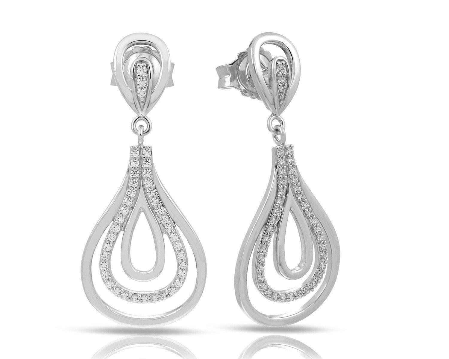 Sterling Silver Onda Earrings