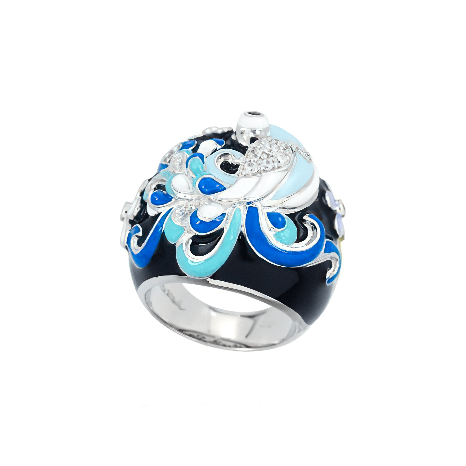Sterling Silver Peacock Ring