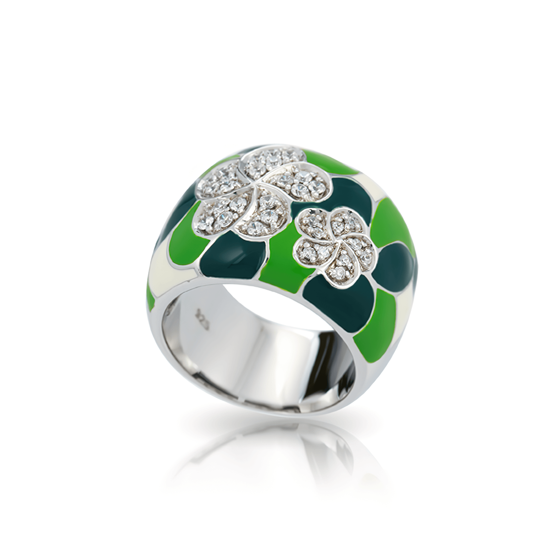 Sterling Silver Plumeria Ring