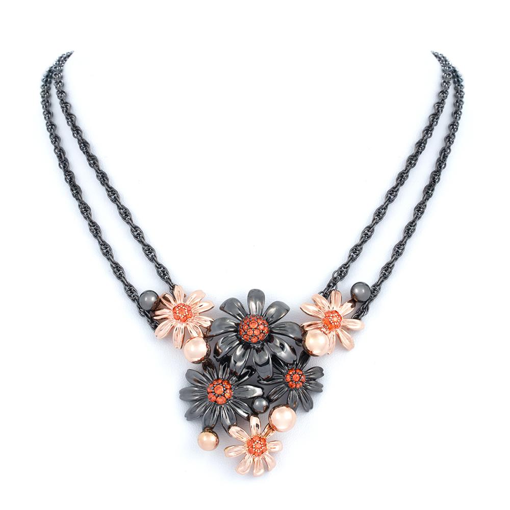 Sterling Silver Posy Necklace