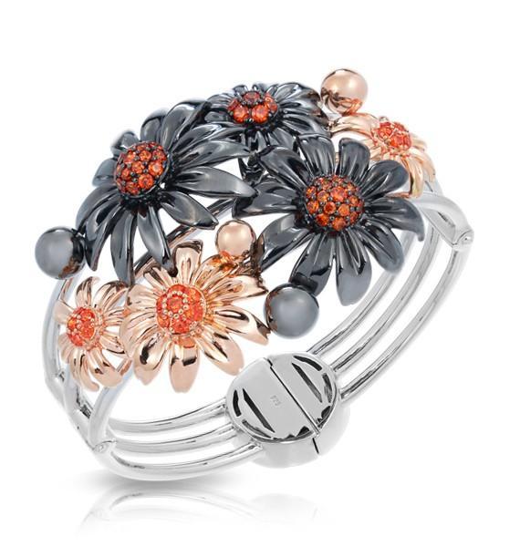 Sterling Silver Posy Bangle