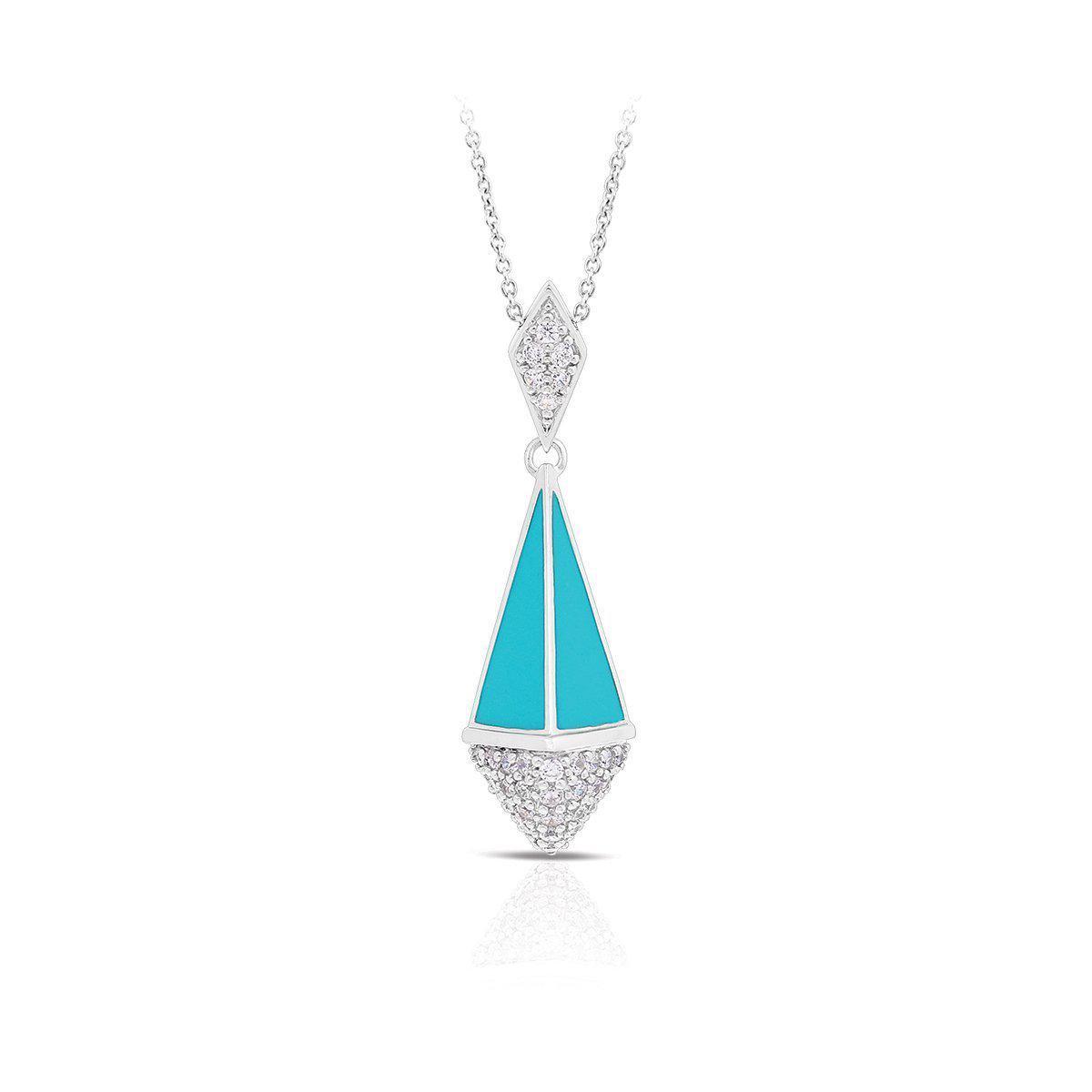 Sterling Silver Pyramid Pendant