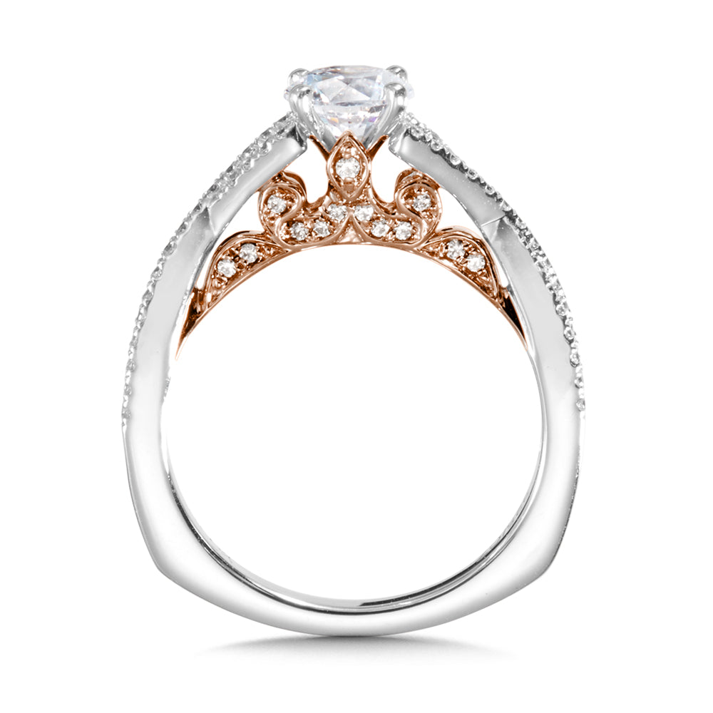 Split Shank Style Engagement Ring