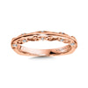 14K Rose Gold Diamond Vintage Wedding Band