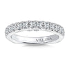 14K White Gold Diamond Wedding Band