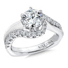 Spiral Style Diamond Engagement Ring