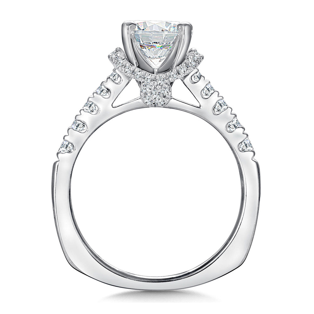 Halo Style Diamond Engagement Ring