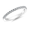 14K White Gold Diamond Wedding Band