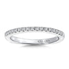14K White Gold Diamond Wedding Band