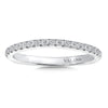 14K White Gold Diamond Wedding Band