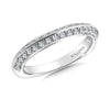 14K White Gold Diamond Wedding Band