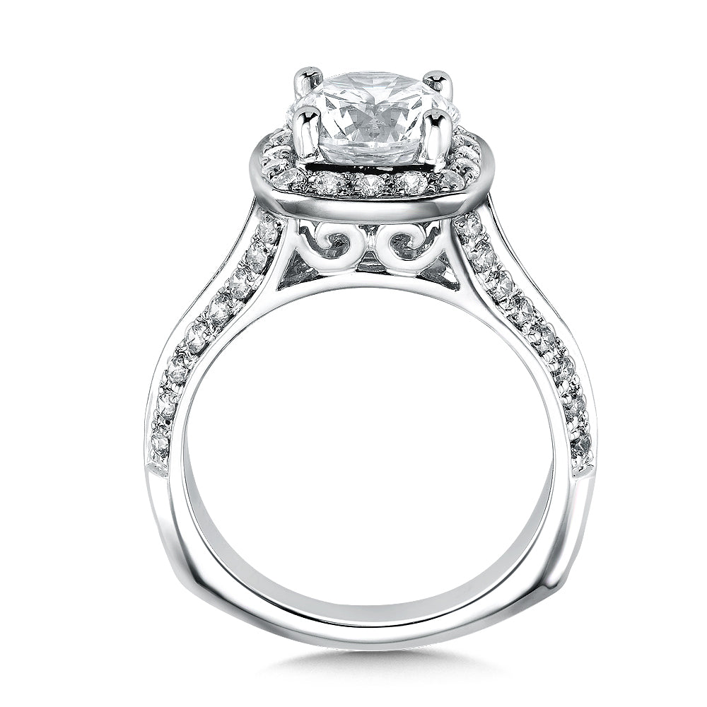 Halo Style Diamond Engagement Ring