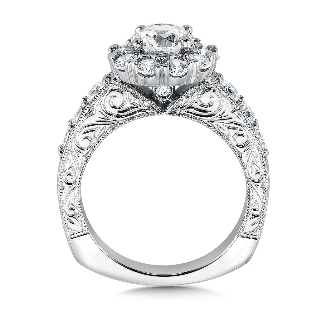 Halo Style Engagement Ring