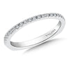 14K White Gold Diamond Wedding Band