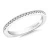 14K White Gold Diamond Wedding Band