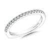 14K White Gold Diamond Wedding Band