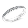 14K White Gold Diamond Wedding Band