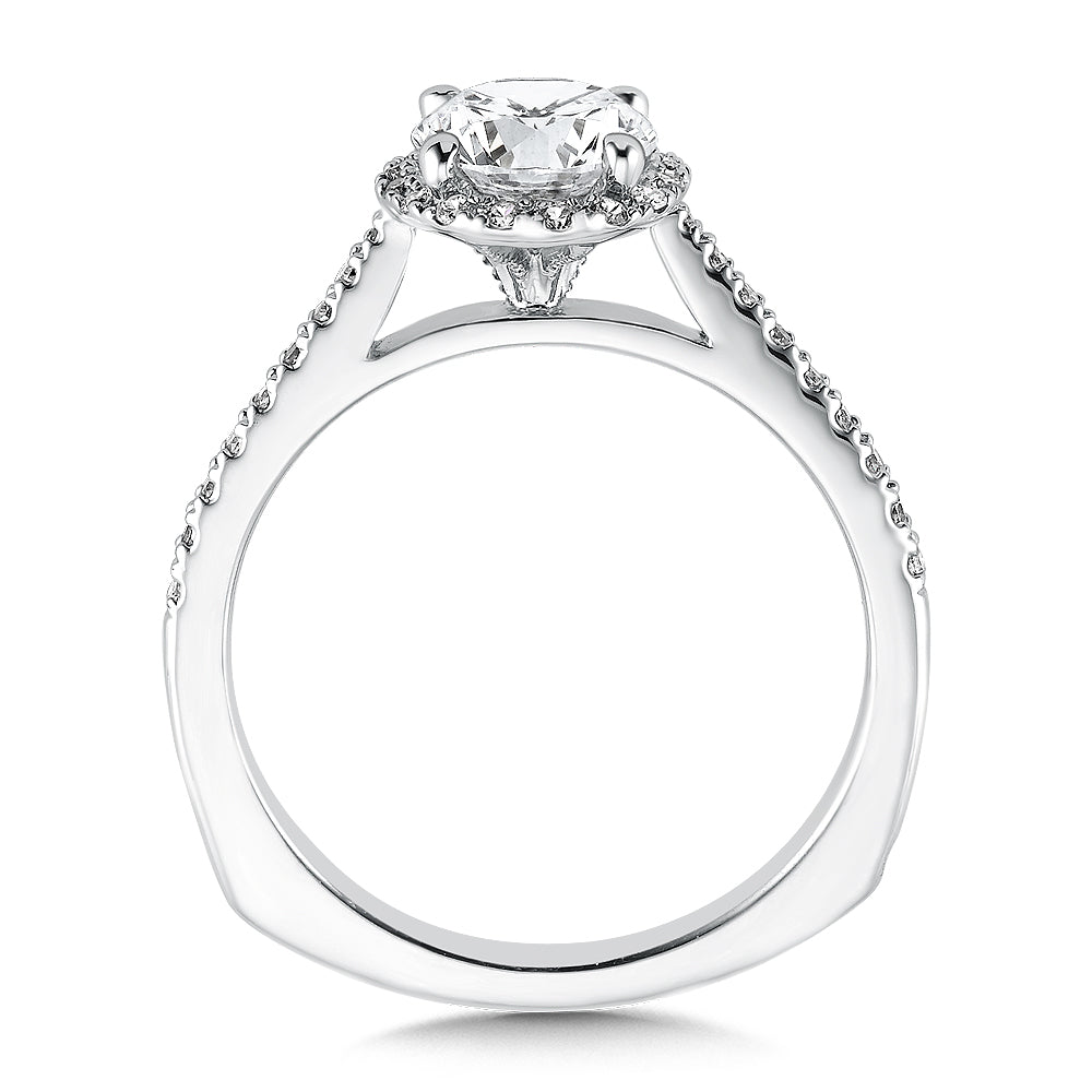 Halo Style Diamond Engagement Ring
