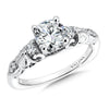 Three-Stone Past Present Future Diamond Engagement Ring