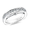 14K White Gold Channel Set Diamond Wedding Band