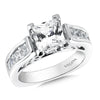 Princess Cut Channel Set Diamond Engagement Ring