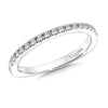 14K White Gold Diamond Wedding Band
