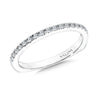 14K White Gold Diamond Wedding Band