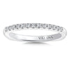 14K White Gold Diamond Wedding Band