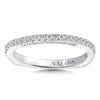 14K White Gold Diamond Wedding Band