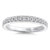 14K White Gold Diamond Wedding Band