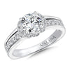 Diamond Bridge Collar Engagement Ring