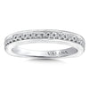 14K White Gold Diamond Wedding Band