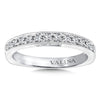 14K White Gold Diamond Wedding Band