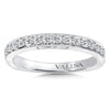 14K White Gold Diamond Wedding Band