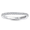 14K White Gold Diamond Wedding Band