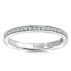 14K White Gold Diamond Wedding Band