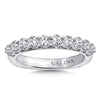 14K White Gold Diamond Wedding Band