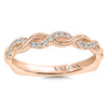 14K Rose Gold Diamond Wedding Band