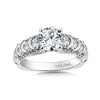14K White Gold Classic Elegance Colle Caration Engagement Ring