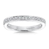 14K White Gold Diamond Wedding Band