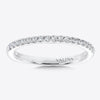 14K White Gold Diamond Wedding Band