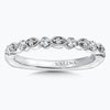 14K White Gold Diamond Wedding Band