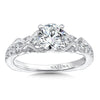 14K White Gold Diamond Engagement Ring