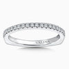 14K White Gold Diamond Wedding Band