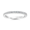 14K White Gold Diamond Wedding Band