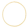 14K Yellow Gold Corto Link Paperclip Chain Necklace