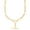 14K Yellow Gold Toggle Necklace